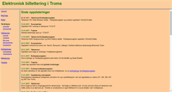Desktop Screenshot of ebs.tromskortet.no